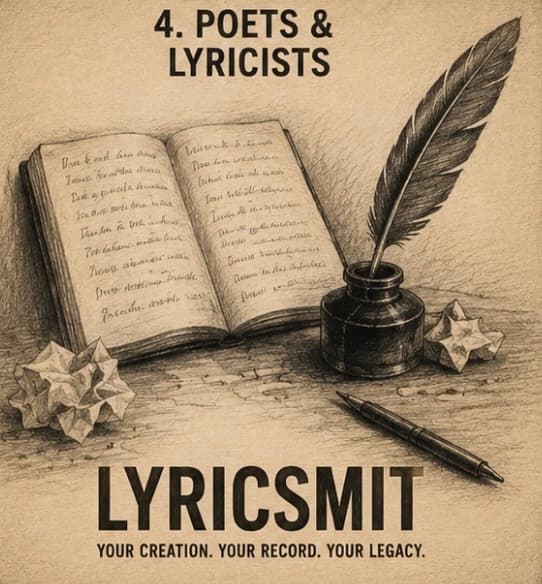 Poets & Lyricists — Lyricsmit creator category